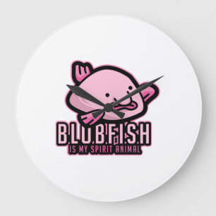 Blobfish Is My Spirit Animal Ugly Fish Animal Gift Grote Klok