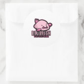 Blobfish Is My Spirit Animal Ugly Fish Animal Gift Ronde Sticker (Tas)