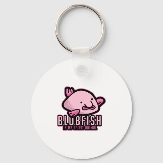 Blobfish Is My Spirit Animal Ugly Fish Animal Gift Sleutelhanger (Voorkant)