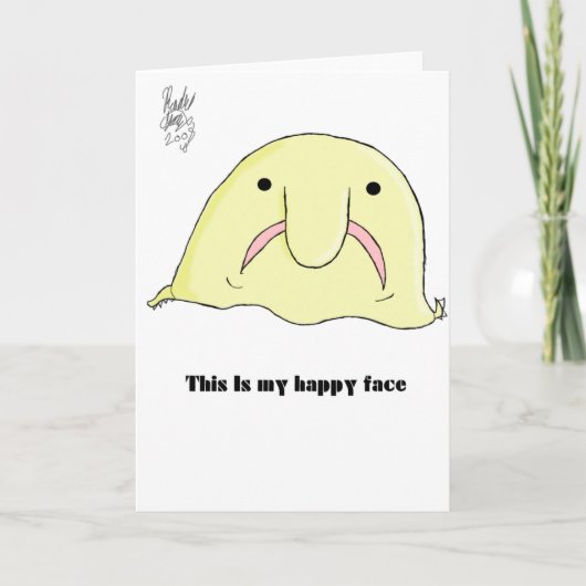 Blobfish Kaart (Voorkant)