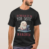 Blobfish kostuum voor Kawaii Blobfish en Blobfish T-shirt (Voorkant)