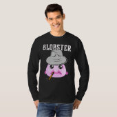 Blobfish Mobster Blobster Fish Fedora Pet en Ciga T-shirt (Voorkant volledig)