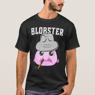 Blobfish Mobster Blobster Fish Fedora Pet en Ciga T-shirt