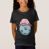 Blobfish Moon Astronaut Gift Kinder Blobfish T-shirt (Voorkant)