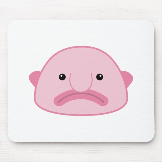 Blobfish Mousepad Muismat (Voorkant)