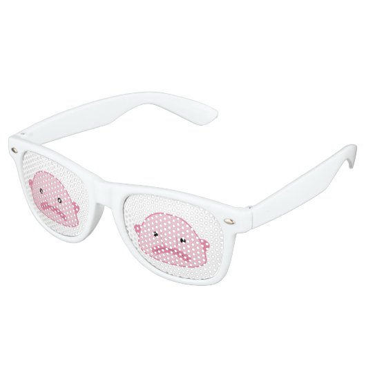 Blobfish Party Shades Retro Zonnebril (Gekanteld)