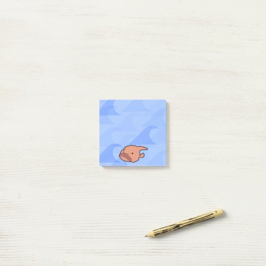 Blobfish Post it Notes (Op bureau)