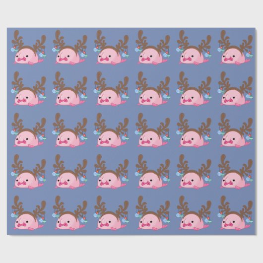 Blobfish Reindester Cadeaupapier (Vlak)