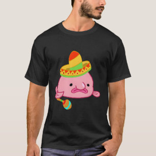 Blobfish Sombrero Costuum Mexicaanse bruinvissen T-shirt
