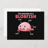 Blobfish Statement anatomie of Blobfish Briefkaart (Voorkant / Achterkant)