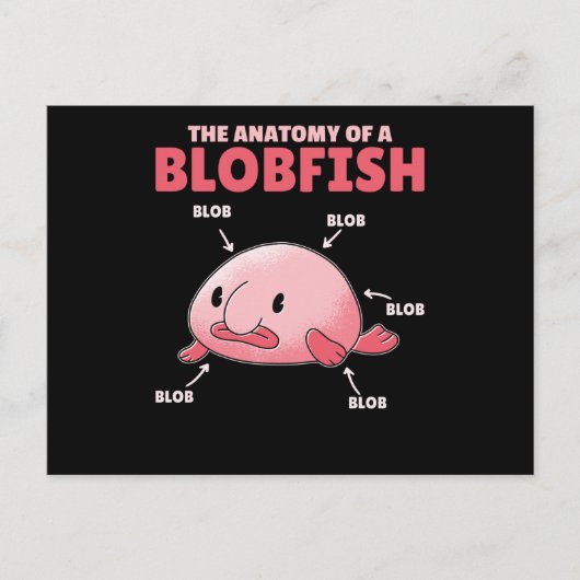 Blobfish Statement anatomie of Blobfish Briefkaart (Voorkant)
