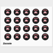 Blobfish Statement anatomie of Blobfish Ronde Sticker (Vel)