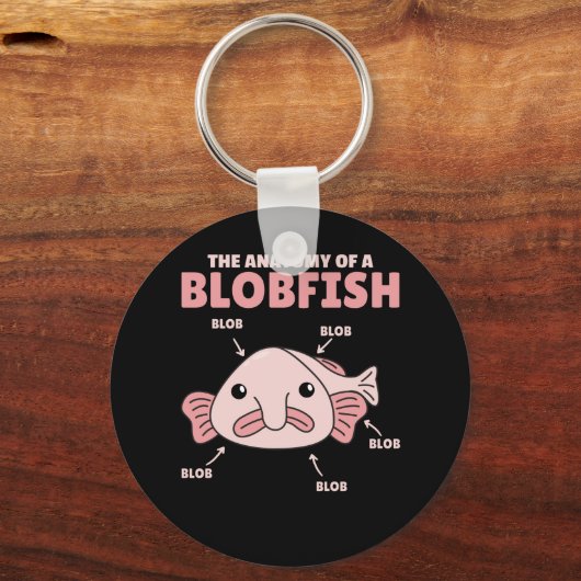 Blobfish Statement anatomie of Blobfish Sleutelhanger (Voorkant)