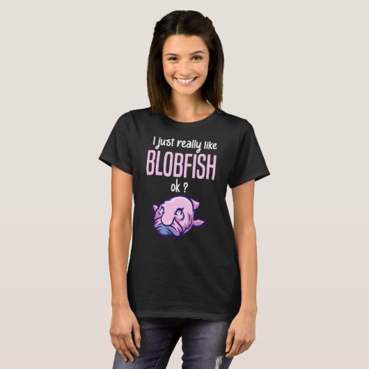 Blobfish u2013 Jelly Blobfish Fathead Austral T-shirt (Voorkant volledig)