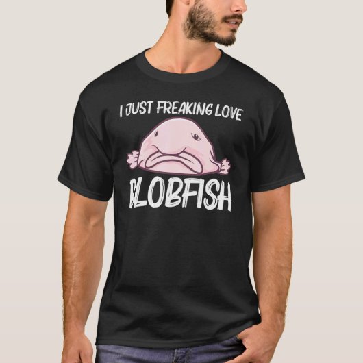 Blobfish voor mannen Vrouwen Diep Zee visdierentui T-shirt (Voorkant)