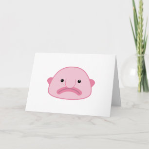 Blobfish Wenskaart Kaart