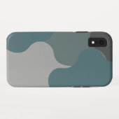 Blobpatroon creatieve muur kunstbehang   Case-Mate iPhone case (Achterkant (horizontaal))