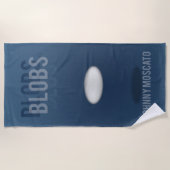 Blobs Boekomslag Strandhanddoek Strandlaken (Voorkant)