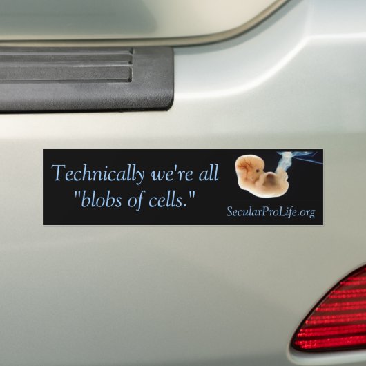 Blobs van cellen bumpersticker (Op auto)