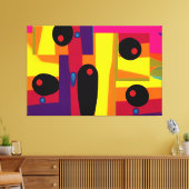 Blobula Ken Gage Abstract Surrealism Canvas Afdruk (Insitu (Woonkamer))