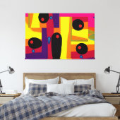 Blobula Ken Gage Abstract Surrealism Canvas Afdruk (Insitu (Slaapkamer))