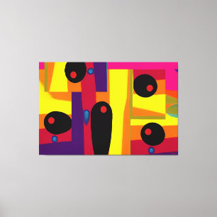 Blobula Ken Gage Abstract Surrealisme Canvas Afdruk