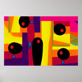 Blobula Ken Gage Abstract Surrealisme Poster