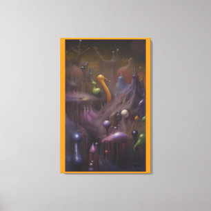 Blobulair rapport van Galactisch Centraal Canvas Afdruk