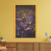 Blobulair rapport van Galactisch Centraal Canvas Afdruk (Insitu (Woonkamer))