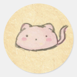 blobuneko ronde sticker