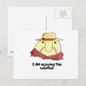 Blobvis op vakantie briefkaart (Voorkant / Achterkant)