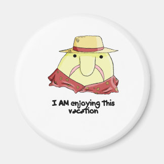 Blobvis op vakantie magneet