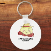 Blobvis op vakantie sleutelhanger (Voorkant)