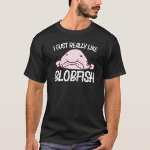 Blobvis Voor Mannen Vrouwen Diepzeevis Dierentuin T-shirt