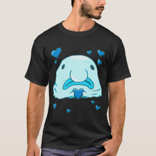 Blobvisliefde (Blauw) T-shirt