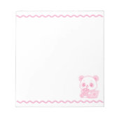 Bloc de Notas Cute Panda Notitieblok (Voorkant)