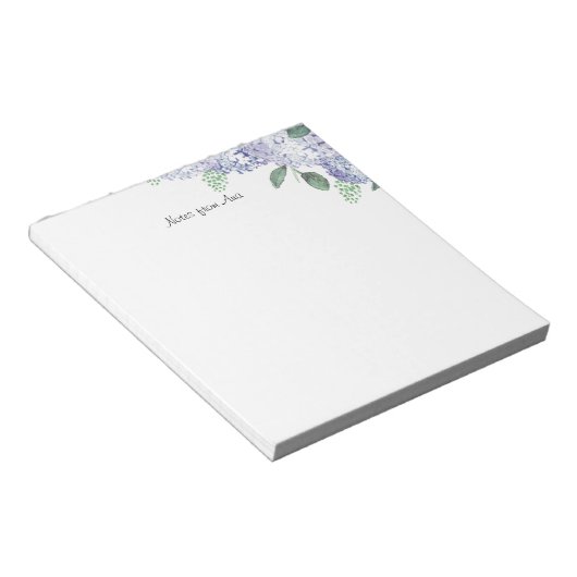 Bloc De Notas Hydrangeas notitieblok (Schuin)