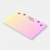 Bloc de notas Karol g Post-it® Notes (Schuin)