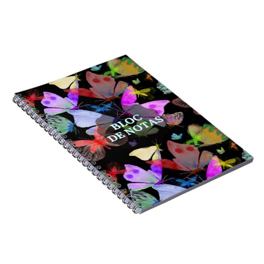 Bloc de notas mariposas notitieboek (Rechterzijde)