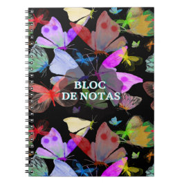 Bloc de notas mariposas notitieboek