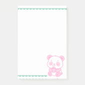 Bloc de Notas Notas Post-it® Panda Café Notes (Voorkant)