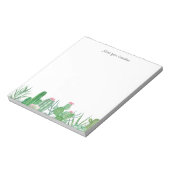 Bloc De Notas Notitieblok cactus in waterverf (Linkerzijde)