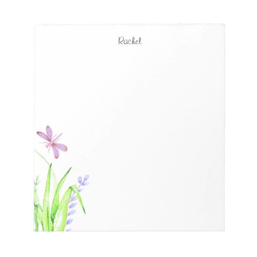 Bloc De Notas Persoonlijk libellen notitieblok (Voorkant)