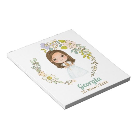 Bloc de notas Primera Comunión GEORGIA Notitieblok (Schuin)