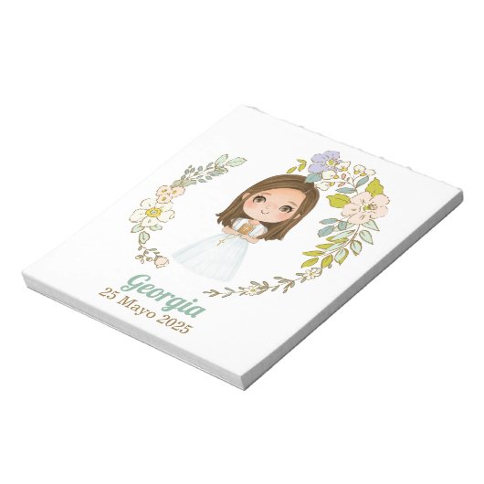 Bloc de notas Primera Comunión GEORGIA Notitieblok (Linkerzijde)