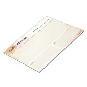 Bloc-Note Aquarelle Paillette Weekly Planner Notitieblok (Schuin)