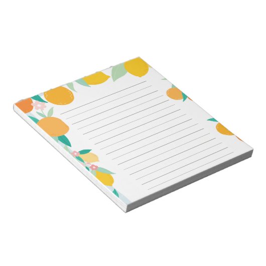 Bloc notes - Agrumes van Ludilabel Notitieblok (Schuin)