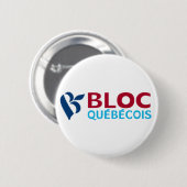 Bloc Québécois Ronde Button 5,7 Cm (Voorkant /achterkant)