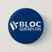 Bloc Québécois Ronde Button 5,7 Cm (Voorkant)