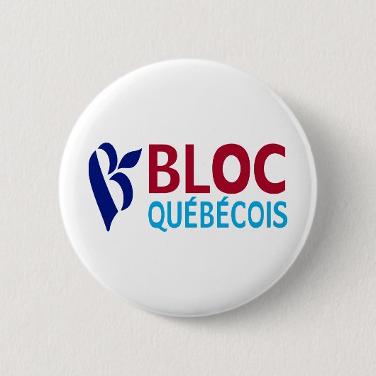 Bloc Quebecois Ronde Button 5,7 Cm (Voorkant)